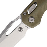 Microtech Standard Issue MSI Ram-Lok OD Green Fluted G10 Folding M390MK Knife 21010FLGTOD