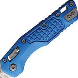Microtech Standard Issue MSI Ram-Lok Blue Frag Aluminum Folding M390MK Knife 21010FRBL