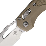Microtech Standard Issue MSI Ram-Lok Tan Frag G10 Folding Bohler M390MK Knife 21010FRGTTA