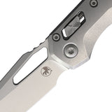 Microtech Standard Issue MSI Marfione Ram-Lok Stonewash Titanium Folding M390MK Knife 21010MS1