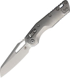 Microtech Standard Issue MSI Marfione Ram-Lok Stonewash Titanium Folding M390MK Knife 21010MS2