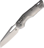 Microtech Standard Issue MSI Marfione Ram-Lok Stonewash Titanium Folding M390MK Knife 21010MS3