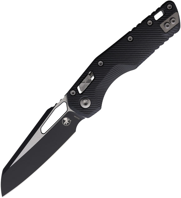 Microtech Standard Issue MSI Ram-Lok Black Fluted G10 Folding M390MK Knife 2101FLGTBK
