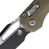 Microtech Standard Issue MSI Ram-Lok OD Green Fluted G10 Folding M390MK Knife 2101FLGTOD