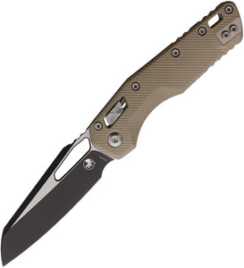 Microtech Standard Issue MSI Ram-Lok Tan Fluted G10 Folding Bohler M390MK Knife 2101FLGTTA