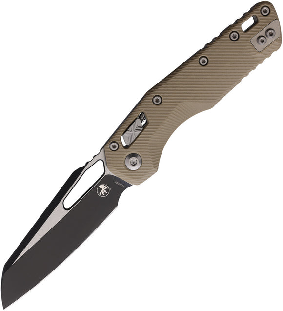 Microtech Standard Issue MSI Ram-Lok Tan Fluted G10 Folding Bohler M390MK Knife 2101FLGTTA