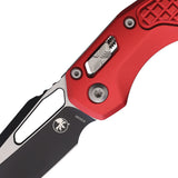 Microtech Standard Issue MSI Ram-Lok Red Frag Aluminum Folding Bohler M390MK Knife 2101FRRD