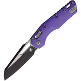 Microtech Standard Issue MSI Ram-Lok Purple Smooth Aluminum Folding Two-Tone M390MK Knife 2101PU
