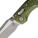 Microtech Standard Issue MSI Mini Ram-Lok OD Green Frag Aluminum Folding Apocalyptic M390MK Knife 210M10APFROD