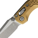 Microtech Standard Issue MSI Mini Ram-Lok Tan Frag Aluminum Folding Apocalyptic M390MK Knife 210M10APFRTA