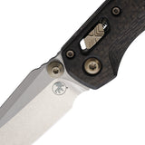 Microtech Standard Issue MSI Mini Marfione Ram-Lok Carbon Fiber Folding M390MK Knife 210M10MS11