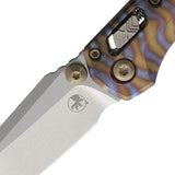 Microtech Standard Issue MSI Mini Marfione Ram-Lok Flamed Titanium Folding M390MK Knife 210M10MS12