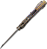 Microtech Standard Issue MSI Mini Marfione Ram-Lok Flamed Titanium Folding M390MK Knife 210M10MS12