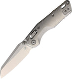 Microtech Standard Issue MSI Mini Marfione Ram-Lok Stonewash Titanium Folding M390MK Knife 210M10MS2