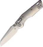 Microtech Standard Issue MSI Mini Marfione Ram-Lok Stonewash Titanium Folding M390MK Knife 210M10MS4