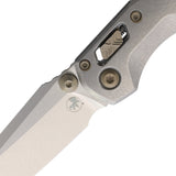 Microtech Standard Issue MSI Mini Marfione Ram-Lok Stonewash Titanium Folding M390MK Knife 210M10MS5