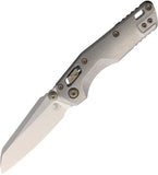 Microtech Standard Issue MSI Mini Marfione Ram-Lok Stonewash Titanium Folding M390MK Knife 210M10MS5