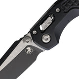 Microtech Standard Issue MSI Mini Ram-Lok Black Frag Aluminum Folding M390MK Knife 210M1FR