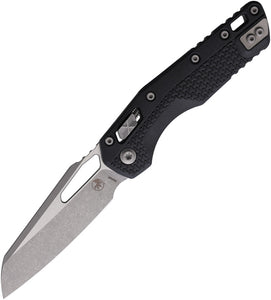 Microtech Standard Issue MSI Ram-Lok Tri-Grip Black Polymer Folding Apocalyptic M390MK Knife 210T10APPMBK