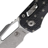Microtech Standard Issue MSI Ram-Lok Tri-Grip Flag Polymer Folding Apocalyptic M390MK Knife 210T10APPMFL