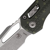 Microtech Standard Issue MSI Ram-Lok Tri-Grip Flag Polymer Folding Apocalyptic M390MK Knife 210T10APPMFL