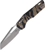Microtech Standard Issue MSI Ram-Lok Tri-Grip Tiger Stripe Polymer Folding Apocalyptic M390MK Knife 210T10APPMTR