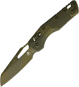 Microtech Standard Issue MSI Ram-Lok Tri-Grip Bazooka Camo Polymer Folding M390MK Knife 210T1PMBOCX9