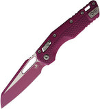 Microtech Standard Issue MSI Ram-Lok Tri-Grip Sangria Polymer Folding M390MK Knife 210T1PMCSR
