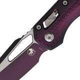 Microtech Standard Issue MSI Ram-Lok Tri-Grip Faded Sangria Polymer Folding M390MK Knife 210T1PMFSR