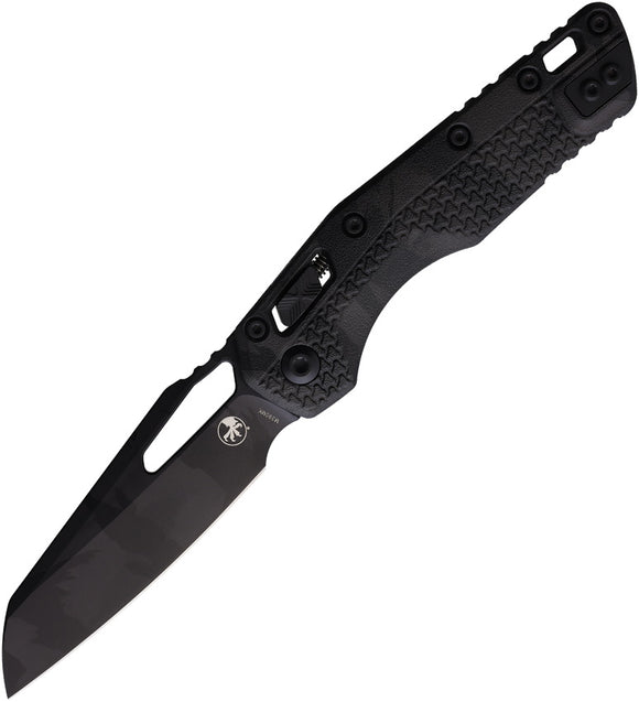 Microtech Standard Issue MSI Ram-Lok Tri-Grip Midnight Tiger Camo Polymer Folding M390MK Knife 210T1PMMTCX8