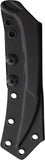 Microtech Feather Karambit Black DLC Fixed Blade Knife w/ Sheath 2151DLCS