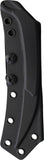 Microtech Feather Distressed Black Serrated Fixed Blade Knife w/ Sheath 2153DBKSFLAG
