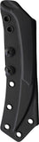 Microtech Feather Distressed Black Serrated Fixed Blade Knife w/ Sheath 2153DBKS
