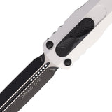 Microtech Automatic Dirac Knife OTF Clear Aluminum Double Edge Dagger Blade 2251CR