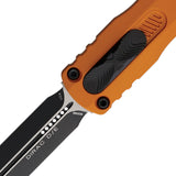 Microtech Automatic Dirac Knife OTF Tangerine Orange Aluminum Double Edge Dagger Blade 2251OT