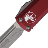 Microtech Automatic UTX-85 OTF Knife Merlot Red Aluminum Apocalyptic Blade 23110APMR