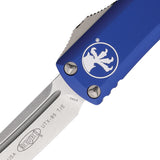 Microtech Automatic UTX-85 OTF Knife Navy Blue Aluminum Tanto Blade 23310NA