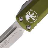 Microtech Automatic UTX-85 OTF Knife OD Green Aluminum Tanto Blade 23310OD