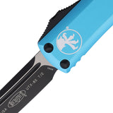 Microtech Automatic UTX-85 OTF Knife Turquoise Aluminum Two-Tone Tanto Blade 2331TQ