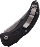 Microtech Automatic Brachial Button Lock Knife Black Aluminum Apocalyptic Serrated Blade 268A12AP