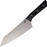 Microtech Chef's Black G10 Bohler M390MK Fixed Blade Kitchen Knife 300010BK