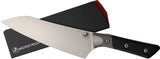 Microtech Chef's Black G10 & Titanium Bohler M390MK Fixed Blade Kitchen Knife 3000B10BK