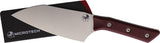 Microtech Santoku Merlot Red G10 Bohler M390MK Fixed Blade Kitchen Knife 320010MR