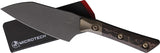 Microtech Santoku Livewire Copper Carbon Fiber & Titanium Bohler M390MK Fixed Blade Kitchen Knife 3300B1DLCLWC