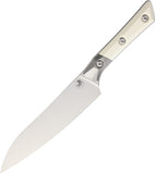Microtech Utility Coyote Ivory G10 & Titanium Bohler M390MK Fixed Blade Kitchen Knife 3400B10IV