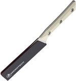 Microtech Steak Ivory G10 Bohler M390MK Serrated Fixed Blade Kitchen 4pc Knife Set 360012SETIV
