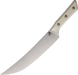 Microtech Butcher Ivory G10 Bohler M390MK Fixed Blade Kitchen Knife 380010IV