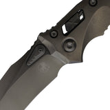 Microtech Amphibian Marfione Ram-Lok Black DLC Titanium Folding M390MK Knife 58014