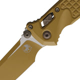 Microtech Socom Elite Ram-Lok RAL-8000 Tan Frag Aluminum Folding M390MK Knife 58086
