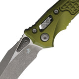 Microtech Amphibian Mini Ram-Lok OD Green Frag Aluminum Folding Apocalyptic M390MK Knife 58270